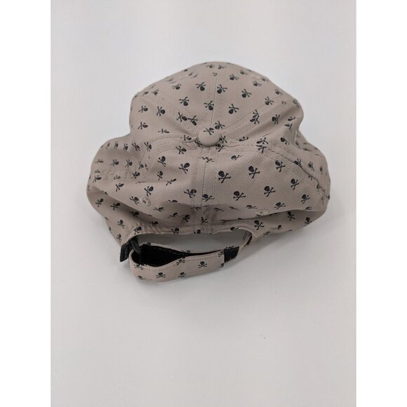 Blackwolf Run Hat Men Strap Spell Out Golf Resort Course‎ Skulls Tan - Picture 4 of 7